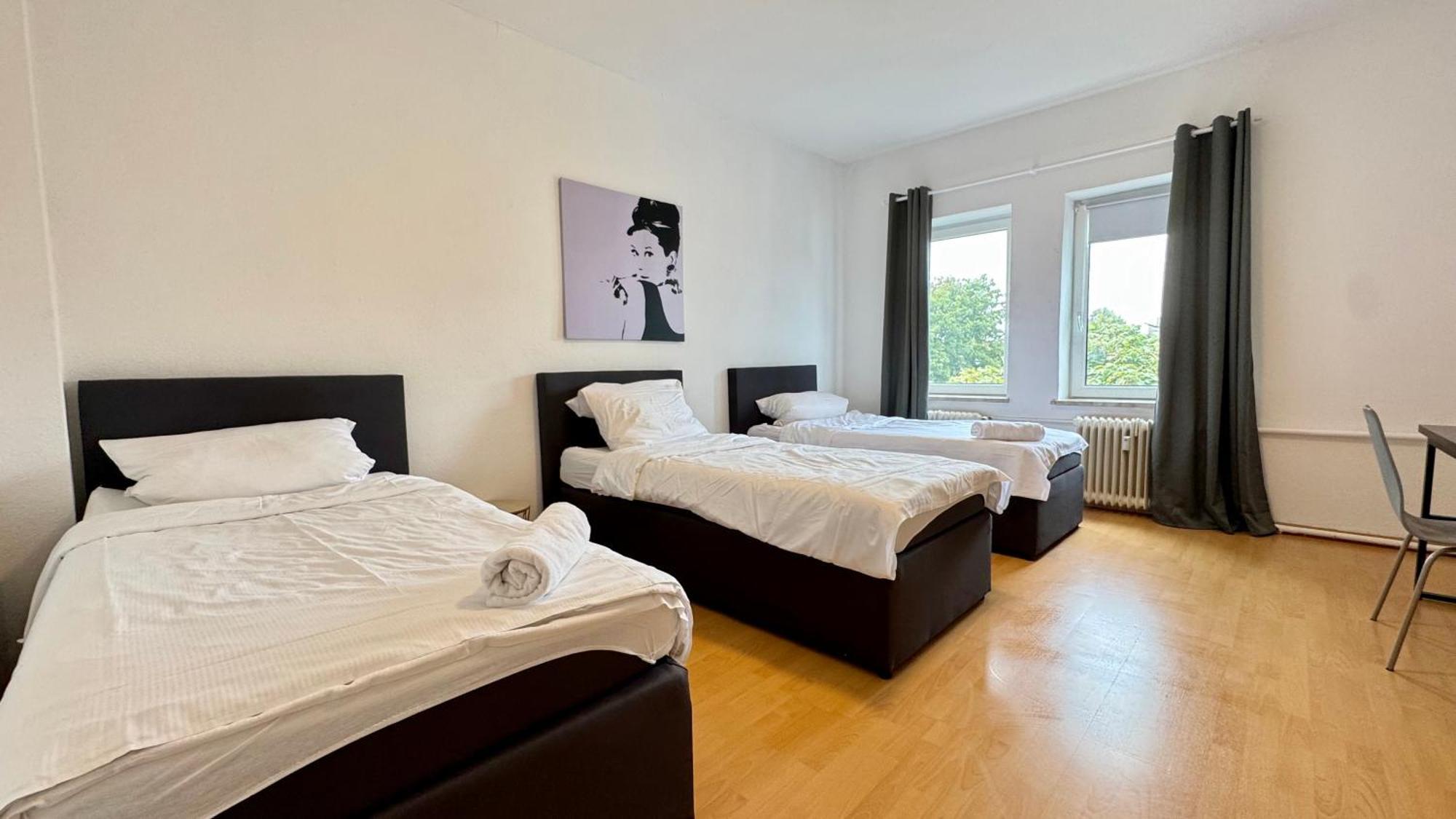 Apartments Im Herzen Von Neumuenster Innenstadt & Hbf Fusslaeufig, Mit Privatparkplatz 外观 照片